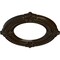 Ekena Millwork Benson Ceiling Medallion (Fits Canopies up to 6 1/8"), 11 1/8"OD x 6 1/8"ID x 5/8"P, Bronze CM11BNBZS - alternate 2
